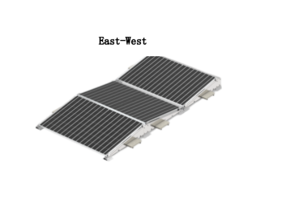 East-West Orientation Bracket Mounting System For Roof Solar