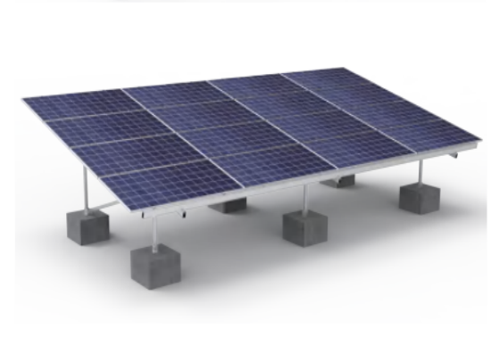 Steel Aluminum Combined Bracket Ground Mounting Solar Panel System